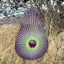 Wind Spinner – Spinfinity – Crystal Teardrop -14″